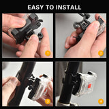 USB Rechargeable Wireless Control Bike Turn Signal Light IPX6 Waterproof Bicycle Front Rear Safety Warning Light Rear Lantern