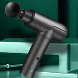 USB Handheld Percussion Massage Gun Deep Percussive Therapy High Power Fascia Massage Gun Muscle Massager 6 Adjustable Speeds