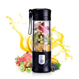 Portable Mini Travel Fruit USB Juicer Cup, Personal Small Electric Juice Mixer Blender Machine With 4000mah Rechargeable Battery