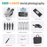 2021 RC Drone Photograp UAV Profesional Quadrocopter E59 with 4K Camera Fixed-Height Folding Unmanned Aerial Vehicle Quadcopter