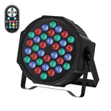LED UV Black Par Lights DJ Disco Stage Lights with Sound Activated Remote and DMX Control for Birthday Party Wedding Dance Neon