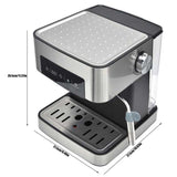 Bar Italian Type Espress Coffee Machine Automatic Coffee Maker with 20BAR High Pressure Pump Stainless Steel Coffee Machine