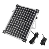 10V 12W Solar Fountain Water Pump Kit Solar Fountain Pump Multiple Modes with 13 Nozzles for Private Gardens