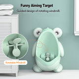 Cartoon Potty Training Urinal for Toddler Boys with Aiming Target Hanging Hole Wall Mount Suction Cup Boys Potty Training Toilet