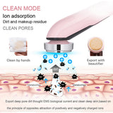 6 In 1 EMS Skin LED Photon Tightening Mesotherapy Facial Lifting Skin Rejuvenation Anti Aging Eye Care Massager Makeup Removal