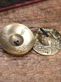 Yoga Cymbal Bell Cymbals Brass Chimes Tibetan Buddhist Style Tingsha Meditation Yoga Accessory Instrument Cymbals Gift