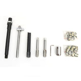 Spark Plug Repair Kit Metal Spark Plug Tap Thread Repair Tools Rethreading Set with Portable Case for Auto Repair