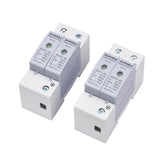 AC 420V Surge Protective Device 4P 40KA Surge Arrester Household Thunder Proof Protector Breaker DIN Rail Installation
