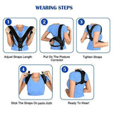 Adjustable Shoulder Orthosis Adult Adolescent Orthopedics Supports Adults/Child USB Charging Vibration Reminder Back Strap