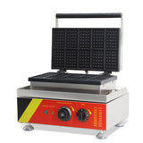 110V 220V Commercial Electric 10pcs Square Waffle Maker Machine Muffin Square Non-stick Household Waffle Machine EU/AU/UK/US
