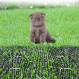 10pcs/set Anti Digging Safe Spikes Straps Isolation Square Scat Mat Cat Dog Outdoor Indoor Garden Pest Control Deterrent Devices