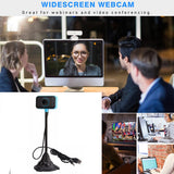 USB 2.0 Web Camera Webcam Driver-Free Webcams 3.5mm Web Cameras With Mic CMOS For Computer PC Laptop Desktop In Stock