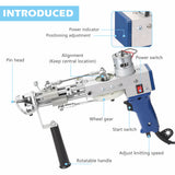 Electric Carpet Tufting Weaving Machine Flocking Device Industrial Embroidery Tool Cut-Pile Loop-Pile Knitting Equipment