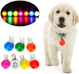 Pet Dog collar luminous Pendant Safety anti-lose LED for Dog Collars Small Big dog Cat Pet Supplies Dog Accessorie 3 modes light