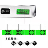 50kg 10g Digital Scales Luggage Hanging Scale Suitcase Travel Weighing Scale Backlight Electronic Balance Pocket Weight Tool