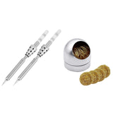 Soldering Tip Cleaner Solder Tip Cleaning Wire & TS100 Soldering Iron Tip Stainless Steel Soldering Iron Station