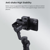 Capture 2S 3-Axis Handheld Gimbal Stabilizer for Smartphone iPhone Android GoPro Vlog Youtuber Gimbal