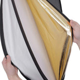 5in1 Reflector Round Collapsible Photo Studio Reflectors Folded Reflector With Nylon Carry Bag For Photography Portrait Shooting