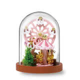 Cutebee DIY House Wooden Doll Houses Miniature Dollhouse Furniture Kit with LED Toys for Children Christmas Gift  Mini House