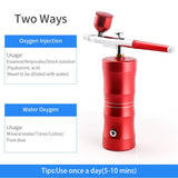 Mini Air Compressor Moisturizing spray Kit Airbrush portable high pressure water oxygen Nano Mist Sprayer Skin Care Tools