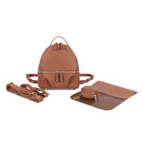 New Design Diaper Bags Luxury Vegan Leather Diaper Backpack Large Capacity Baby Bags Waterproof  Changing Bag for Mom Bebes