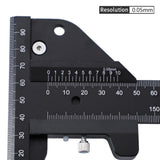 Aluminum Alloy High Accuracy Measuring Rustproof Home DIY Tool Marking Professional Woodworking Scriber Removable T Shaped Ruler