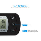 Mini Digital LCD Thermometer Sensor Hygrometer Fuel Gauge Refrigerator Aquarium Monitor Display Humidity Anti-humidity Detector
