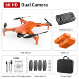 HKNA New S608 GPS Drone 6K Dual HD Camera Professional Aerial Photography Brushless Motor Foldable Quadcopter RC Distance 3000M