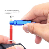 10 Pcs Bicycle Tire Valve Core French Presta Tire Air Valve Core Removal Tool Aluminum Alloy MTB Road Bike Tire Repair Parts