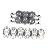 VR6 3.6L Engine Pistons &amp;Rings Kit Fit For VW Phaeton Passat Touareg Skoda Superb For Porsche  Cayenne 03H198151B