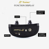 Dog training collar waterproof vibration electric shock sound Automatic anti bark collar remote dog accessories Newest 4 in 1