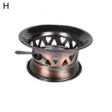 Aluminum Alloy Alcohol Stove Multi-style Iron Stove for Outdoor Camping Hiking Backpacking Cooking Portable BBQ Household