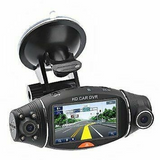 Car DVR Camera HD 2.7" Dual Lens GPS Dashcam Rear View Night Security Car Camera Video Recorder G-Sensor Loop Recording Dash Cam