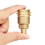 QCC1 Nut Propane Gas Fitting Hose Adapter With 1/4Inch Male Pipe Thread Propane Quick Connect Fittings Propane Adapter