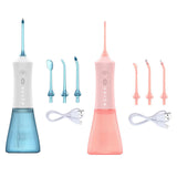 Electric Water Flosser Oral Irrigator Tooth Stains Portable 4 Cleaning Heads Waterproof Oral Care USB Teeth Cleaner for Kids
