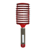 Girls Hair Scalp Massage Comb Hairbrush Bristle Nylon Women Wet Curly Detangle Hair Brush for Salon Hairdressing Styling Tools