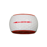 1Pcs Mini Novelty Golf Balls Tire Shape Putting Practice Ball Adjustable Weight Putter Aiming Line Alignment Golf Training Balls