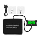 Electronic Postal Scale 440 Lbs 0.05kg Stainless Steel Digital Scale PS21 with LCD Backlight Display Shipping Scales