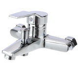 Chrome Zinc Alloy Bathroom Basin Mixer Faucet Sink Tap Wall Mounted Hot &amp; Cold Water Mixer High Quality Faucet