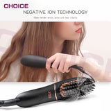Hair Straightening Brush Compact Beard Straightener for Men Beard Straightening Heat Brush Comb Ionic LED Display Ionic Hot Heat