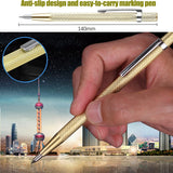 2 Carpenter's Pencil Set 6 Pencil Leads, Scriber Needle And Deep Hole Marker Marker Tool For DIY Work On Wood, Cardboard