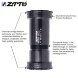 Bicycle Parts BB386 CERAMIC 24 EVO Threaded Lock Press Fit Bottom Bracket For 386 Frame to 24mm Crankset Quality Center Adapter
