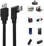5M/3M High Speed USB 3.1 Type C Data Transfer Cable for Oculus Quest/Quest 2 Link VR Headset Fast Charging USB-A to Type-C Cable