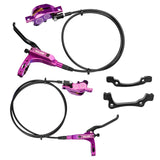 4Piston MTB Hydraulic Bike Disc Brake Aluminum Front and Rear Caliper Bicycle Brakes for Road Mountain Bike Bicycle Brake Cable