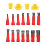 18pcs Caulking Finisher Kit Reusable Caulking Finishing Tool Multiple Sizes For Kitchen Bathroom Window Sink Joint Seam Filling