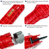 8 In 1 Flume Magic Wrench Sink Faucet Plumbing Tools Magic Wrench 8 in 1 Anti-slip Multi Key Kitchen Repair Plumbing Wrench Tool