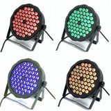 Led par lights 54x3W DJ Par LED RGBW Wash Disco Light 54x4W RGB 3in1 Windmill Color uv light DMX Controller effect light