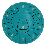 8 Inch 11 Tones Steel Tongue Drum with 1 Pair Mallets Storage Drum Bag Percussion Musical Instruments Hand Pan Drum