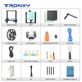 TRONXY Upgraded 3D Printer Kit XY-2 PRO Printing 255X255X260mm Fast Assembly Auto Level Continuation Print Power Filament Sensor