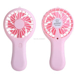 Portable Handheld Mini Air Cooler Silent Fan USB Rechargeable Small Personal Cooling Tools for Home Office Outdoor